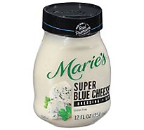 Maries Salad Dressing & Dip Real Premium Non Gmo Oil Super Blue Cheese - 12 Fl. Oz.