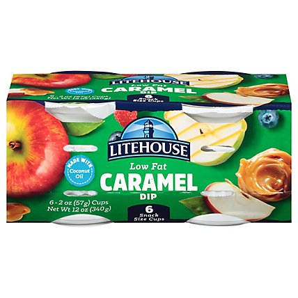 Litehouse Dip Fruit Caramel Apple Low Fat - 6-2 Oz - Image 1