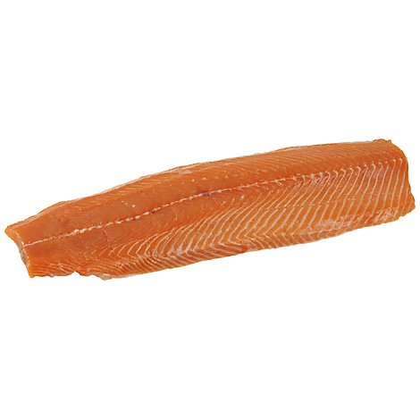 Seafood Counter Fish Salmon Atlantic Fillet Mesquite Fresh Color Added - 1.00 LB