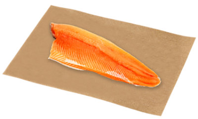 Seafood Counter Fish Trout Steelhead Trout Fillet Fresh Color Added - 1.00 Lb - Image 1