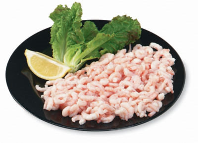 Shrimpmeat Cooked Salad Style Salt Added Fresh - 1 Lb