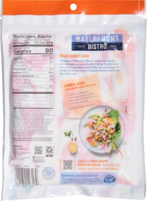 waterfront BISTRO Crabmeat Imitation Flake Style Fully Cooked - 16 Oz - Image 5