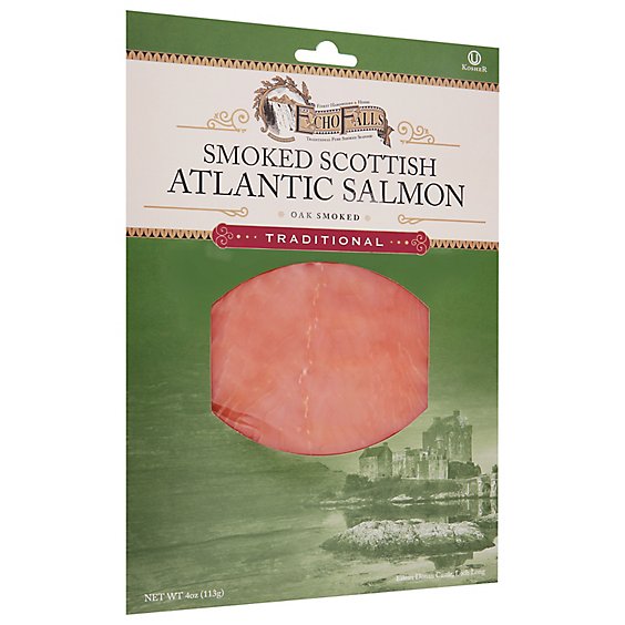 Echo Falls Salmon Scottish Oakwood Smoked - 4 Oz