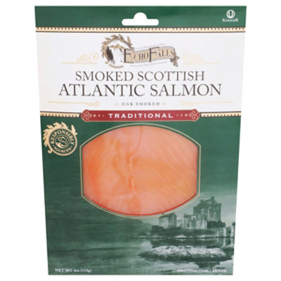 Echo Falls Salmon Scottish Oakwood Smoked - 4 Oz - Vons