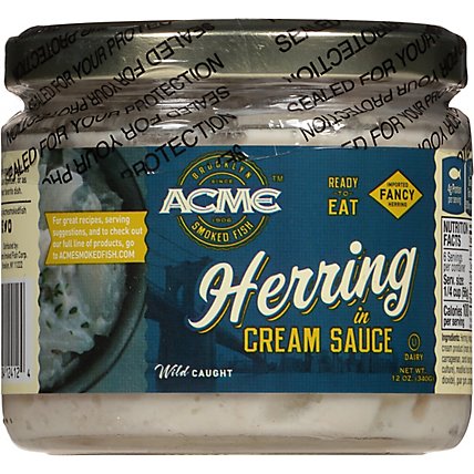 ACME Herring In Cream Sauce - 12 Oz - Image 2