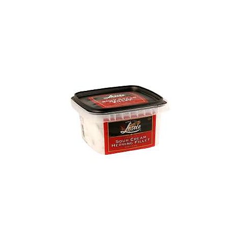 LASCCO Premium Herring Fillet Sour Cream - 12 Oz