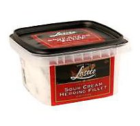 LASCCO Premium Herring Fillet Sour Cream - 12 Oz