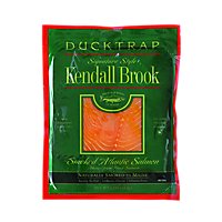 Ducktrap Atlantic Salmon Smoked Signature Style Kendall Brook - 4 Oz - Image 1
