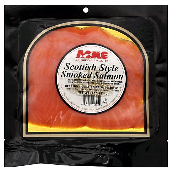 ACME Smoked Salmon Scottish Style - 4 Oz
