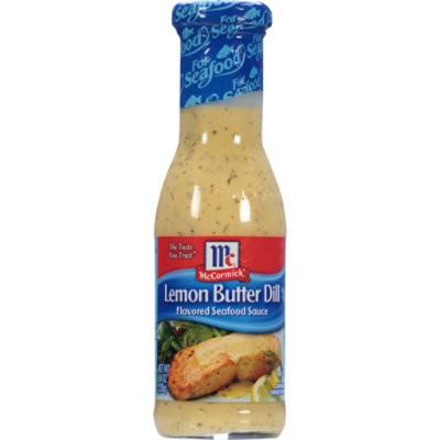 McCormick Sauce Seafood Lemon Butter Oil Flavored - 8.4 Oz