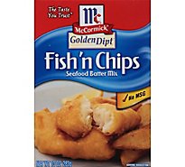 McCormick Golden Dipt Fish 'n Chips Seafood Batter Mix - 10 Oz