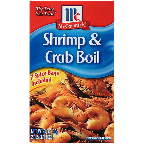 McCormick Golden Dipt Shrimp & Crab Boil Spice - 3 Oz