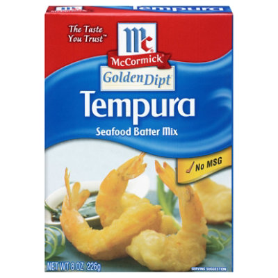 McCormick Golden Dipt Tempura Seafood Batter Mix - 8 Oz