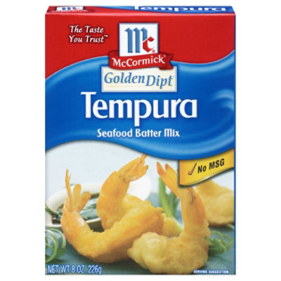 McCormick Golden Dipt Seafood Batter Mix Tempura - 8 Oz