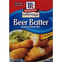 McCormick Golden Dipt Beer Batter Seafood Batter Mix - 10 Oz - Image 2