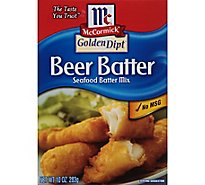 McCormick Golden Dipt Beer Batter Seafood Batter Mix - 10 Oz