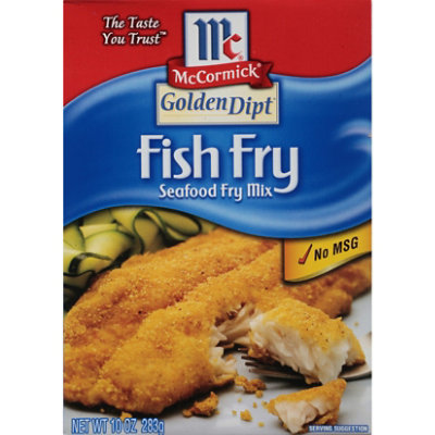 McCormick Golden Dipt Fish Fry Seafood Fry Mix - 10 Oz - Image 1