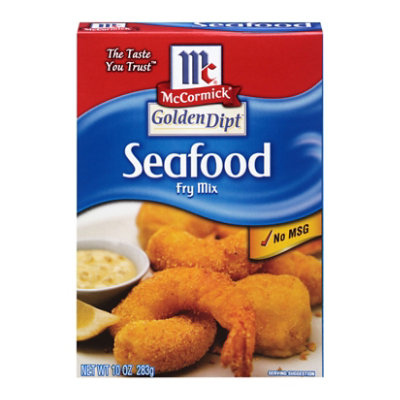 McCormick Golden Dipt Fry Mix Seafood - 10 Oz