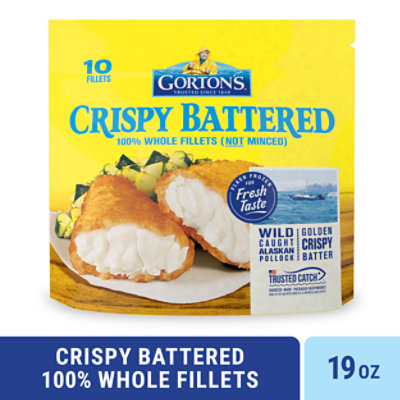 Gorton's Crispy Battered Fish Fillets Bag - 10 Count - Image 2