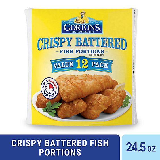 Gortons Fish Portions Value Pack - 24.5 Oz