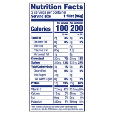 Gortons Fish Fillets Grilled Salmon Classic Grilled 2 Count - 6.3 Oz - Image 3