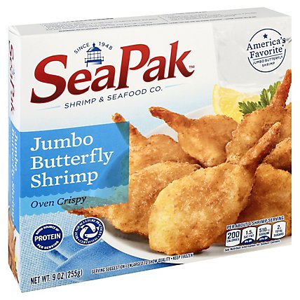 SeaPak Shrimp & Seafood Co. Shrimp Butterfly Jumbo - 9 Oz - Image 2