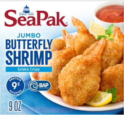 SeaPak Shrimp & Seafood Co. Shrimp Butterfly Jumbo - 9 Oz - Image 2