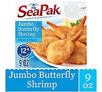 SeaPak Shrimp & Seafood Co. Shrimp Butterfly Jumbo - 9 Oz