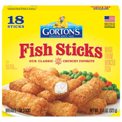 Gorton's Crunchy Breaded Fish Sticks - 11.4 Oz - Image 3