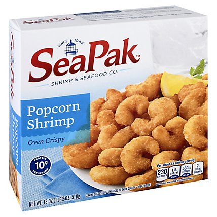 SeaPak Shrimp & Seafood Co. Shrimp Popcorn Oven Crispy - 18 Oz - Image 2