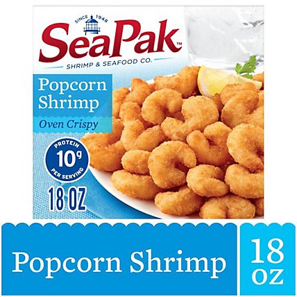 SeaPak Shrimp & Seafood Co. Shrimp Popcorn Oven Crispy - 18 Oz - Image 1