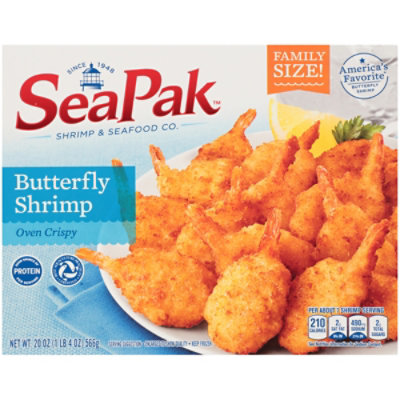 SeaPak Oven Crispy Butterfly Shrimp Family Size 20 Oz randalls