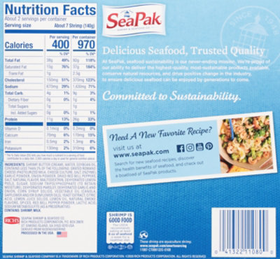 SeaPak Shrimp & Seafood Co. Shrimp Scampi - 12 Oz - Image 9