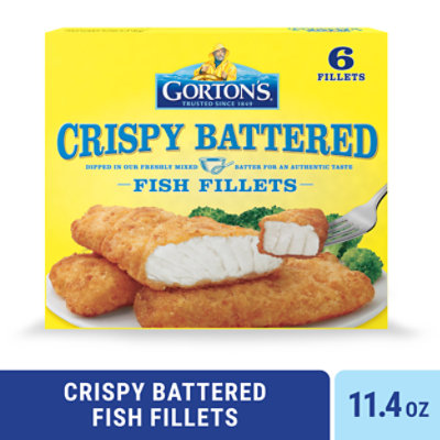 Gorton's Crispy Battered Fish Fillets - 11.4 Oz - Image 1