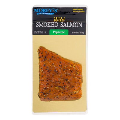Moreys Salmon Smoked Wild Keta Peppered - 4.5 Oz - Image 3