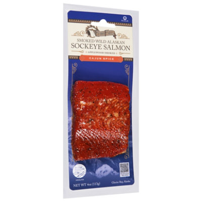 Echo Falls Salmon Sockeye Smoked Hot Cajun - 4 Oz