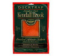 Ducktrap Kendall Brook Salmon Atlantic Naturally Smoked Fresh & Pre Sliced - 8 Oz