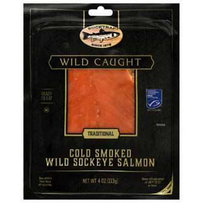 Ducktrap Wild Sockeye Salmon Smoked - 4 Oz - Image 2