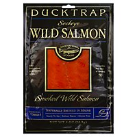 Ducktrap Wild Sockeye Salmon Smoked - 4 Oz - Image 1