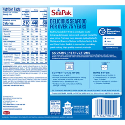 SeaPak Shrimp & Seafood Co. Shrimp Tempura - 8.2 Oz - Image 5