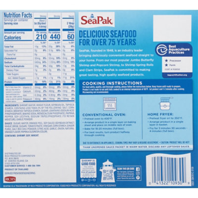 SeaPak Shrimp & Seafood Co. Shrimp Tempura - 8.2 Oz - Image 6