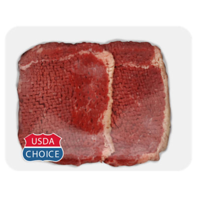 Beef USDA Choice Bottom Round Steak Tenderized - 1 Lb - Image 1