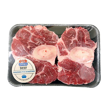 Meat Counter Beef USDA Choice Shank Cross Cut - 1 LB - Image 1