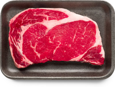 USDA Choice Beef Ribeye Steak Boneless - 1 Lb