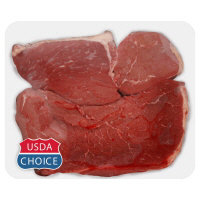 Meat Counter Beef USDA Choice Round Steak Boneless - 3 LB