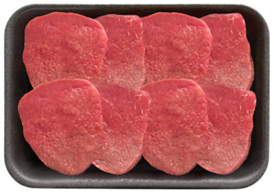 Beef USDA Choice Eye Of Round Steak Value Pack - 3 Lb - Image 1