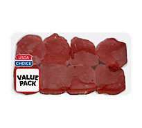 Beef USDA Choice Eye Of Round Steak Value Pack - 3 Lb