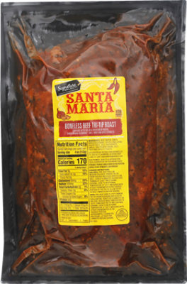 Chef's Counter/Signature SELECT Santa Maria Seasoned Beef Sirloin Tri Tip Roast - 1.75 Lb - Image 1