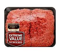 Meat Counter Beef Ground Beef 73% Lean 27% Fat Value Pack - 3.50 LB