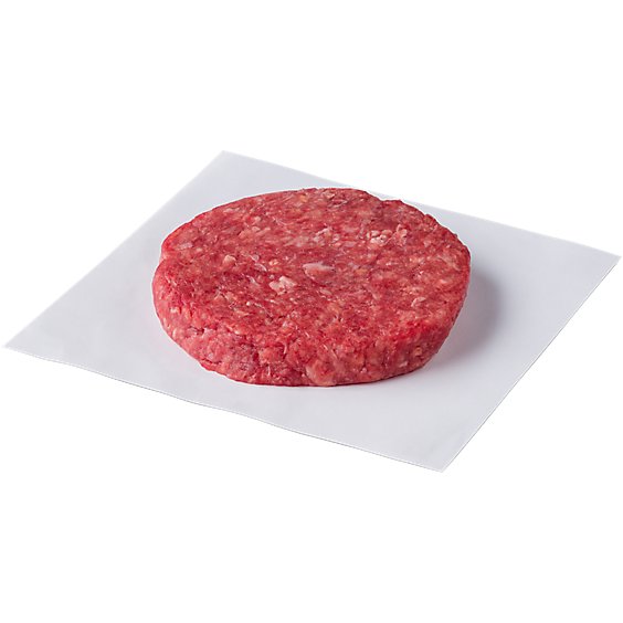 Ground Beef Hamburger Patties 80% Lean 20% Fat - 1 Lb